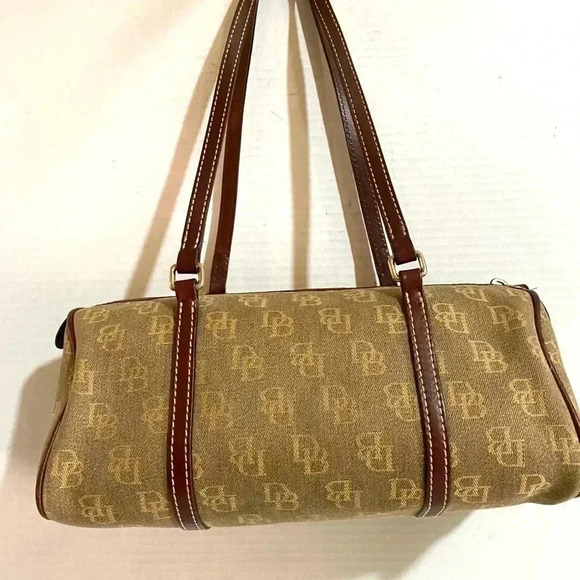 Dooney Bourke BD signature print canvas shoulder handbag - Picture 10 of 12